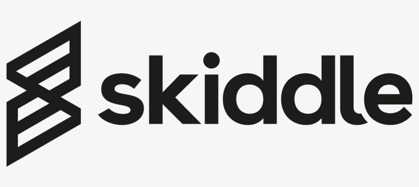 Skiddle Logo Black Landscape - Skiddle Logo, transparent png download