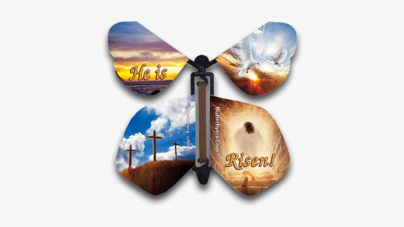He Is Risen Magic Flying Butterfly - Easter, transparent png download
