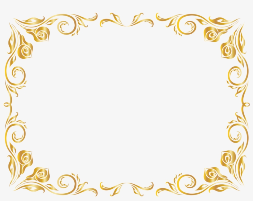 Фото, Автор Soloveika На Яндекс - Ornamental Frame Png Gold, transparent png download