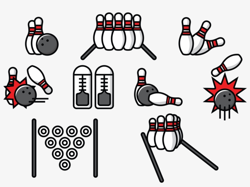 Ten-pin Bowling, transparent png download