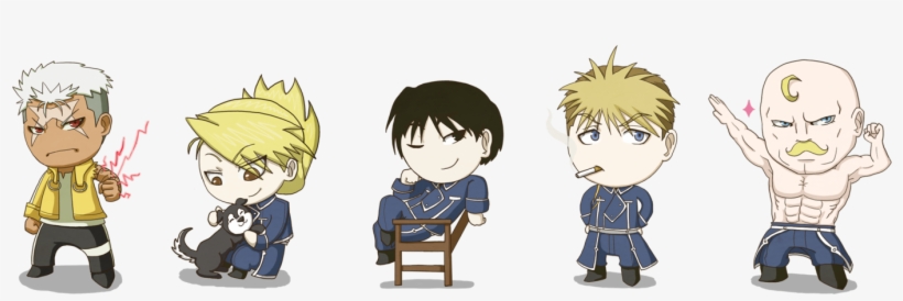 Clip Art Freeuse Library Chibi Transparent Fullmetal - Fullmetal Alchemist Scar Chibi, transparent png download