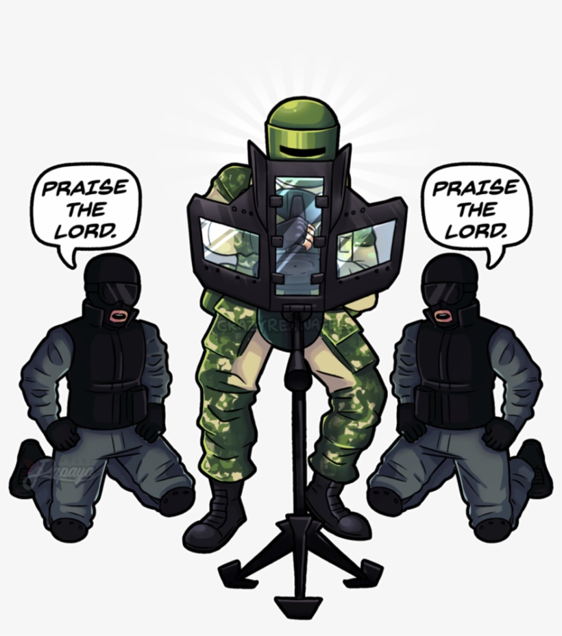 Praise The Lord By Crazyrexwaffle Rainbow Six Siege - Rainbow Six Siege Comics, transparent png download