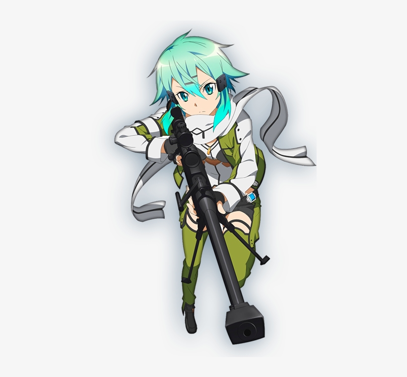 In This Game, You Can Take On Quests With Players Around - Sinon Wallpaper Hd Phone, transparent png download