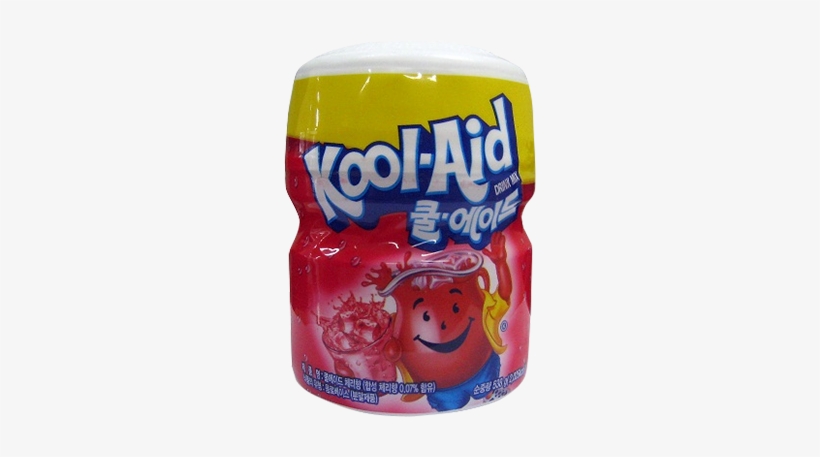 쿨에이드-체리 - Kool Aid Grape Drink Mix 19 Oz Canister, transparent png download