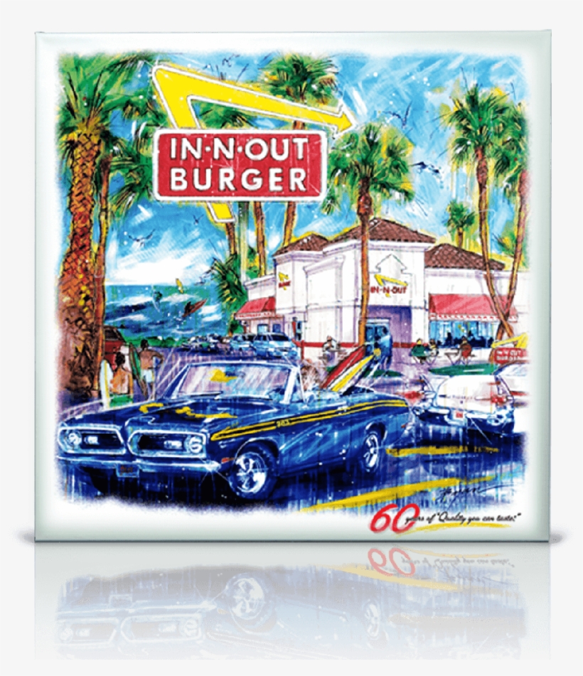 60th Anniversary Canvas Main - N Out Burger Vintage, transparent png download