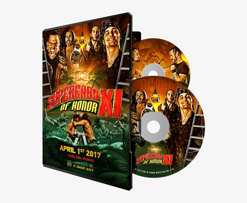 The Young Bucks Face The Hardys In An Incredible Ladder - Roh Supercard Of Honor, transparent png download