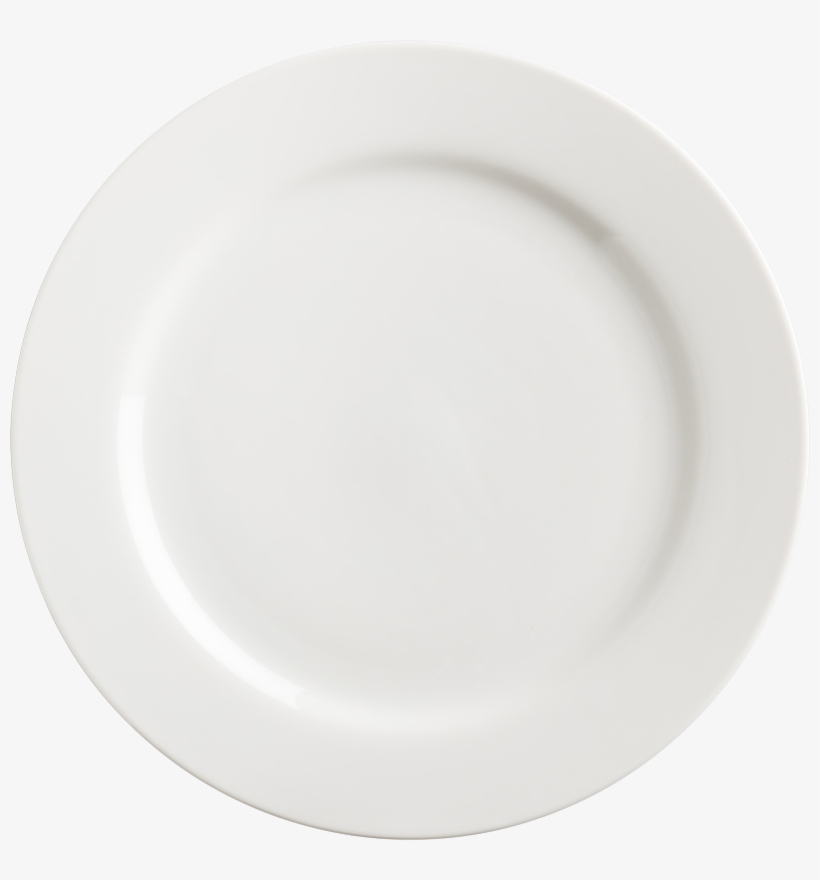 White Wide Rim Dinner Plate - Television Show, transparent png download