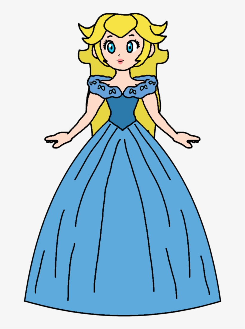 Gown Clipart Cinderella Ball - Princess Peach Katlime, transparent png download