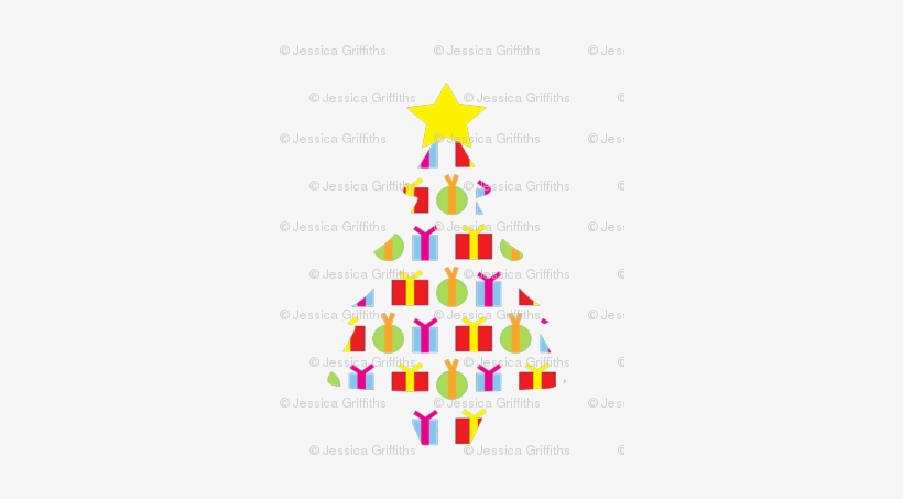 Presents In A Christmas Tree - Christmas Tree, transparent png download