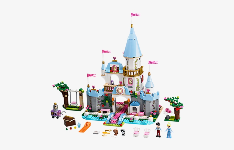 Lego Disney Princess Cinderella's Romantic Castle - 41055 Lego, transparent png download