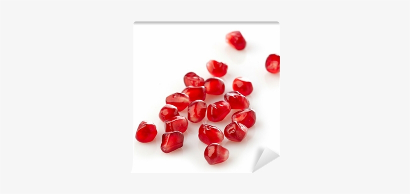 Pomegranate Seeds On A White Background Wall Mural - Pomegranate, transparent png download