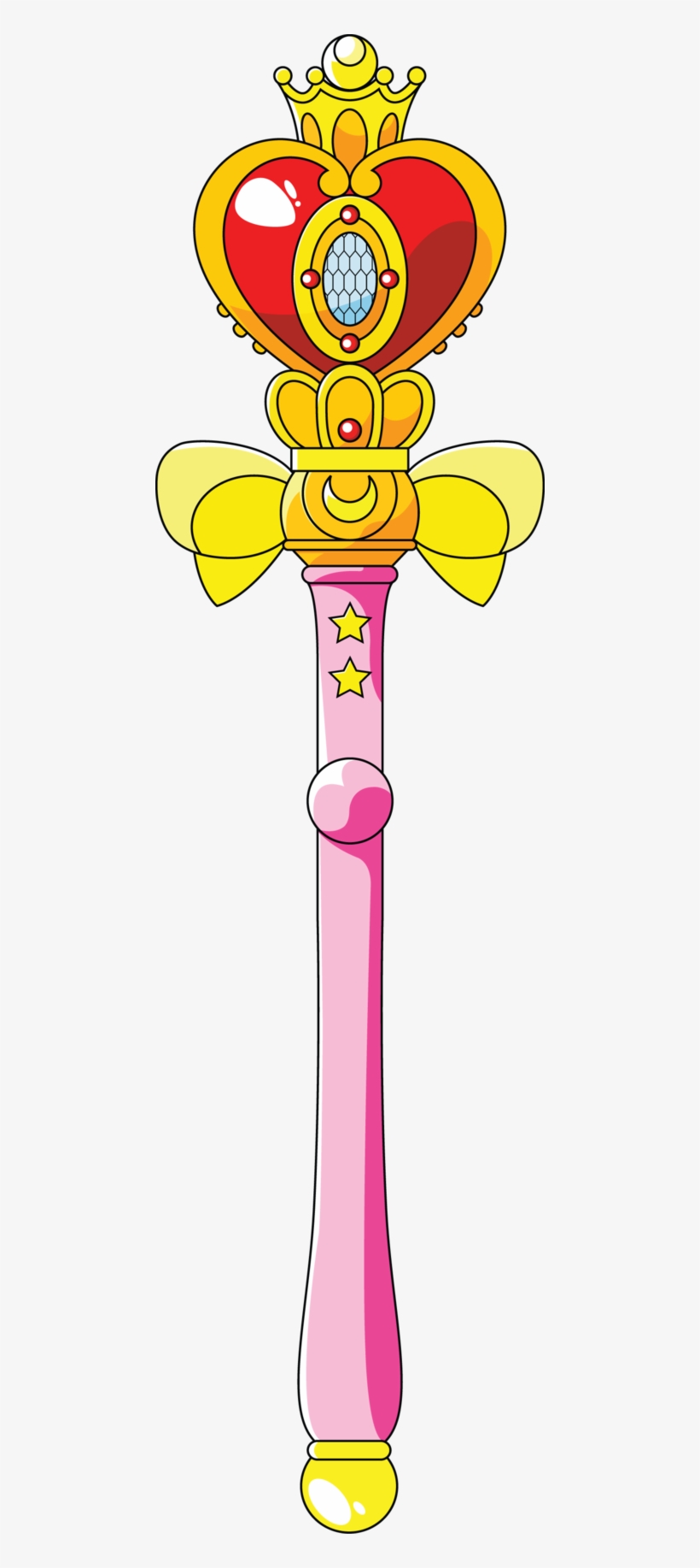 Here It Is, The Brooch Vector You've All Been Waiting - Sailor Moon Wand Png, transparent png download