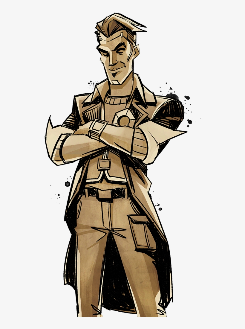 Visit - Borderlands Handsome Jack Fan Art, transparent png download