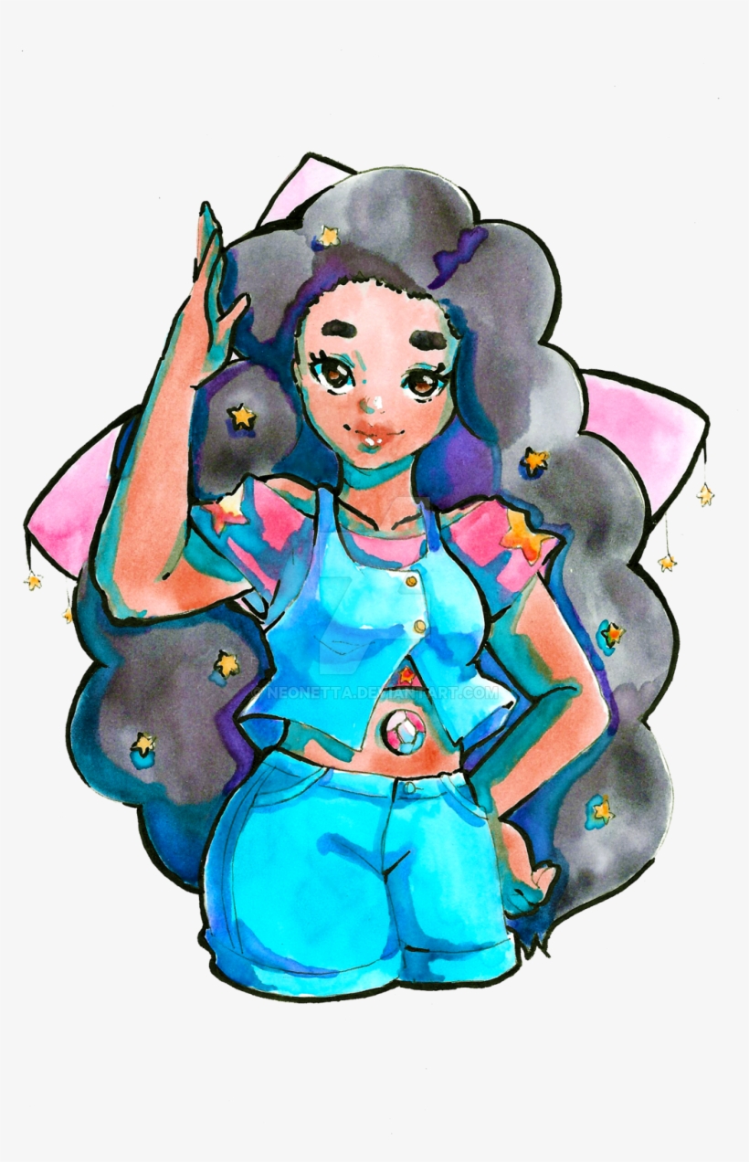 Stevonnie Watercolor - Watercolor Painting, transparent png download