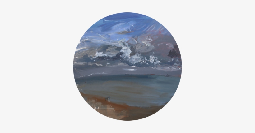 Beach Walk - Oil Painting, transparent png download