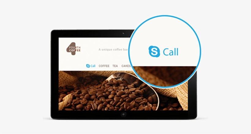 It's Easy To Encourage People To Connect With You On - Skype Button For Website, transparent png download