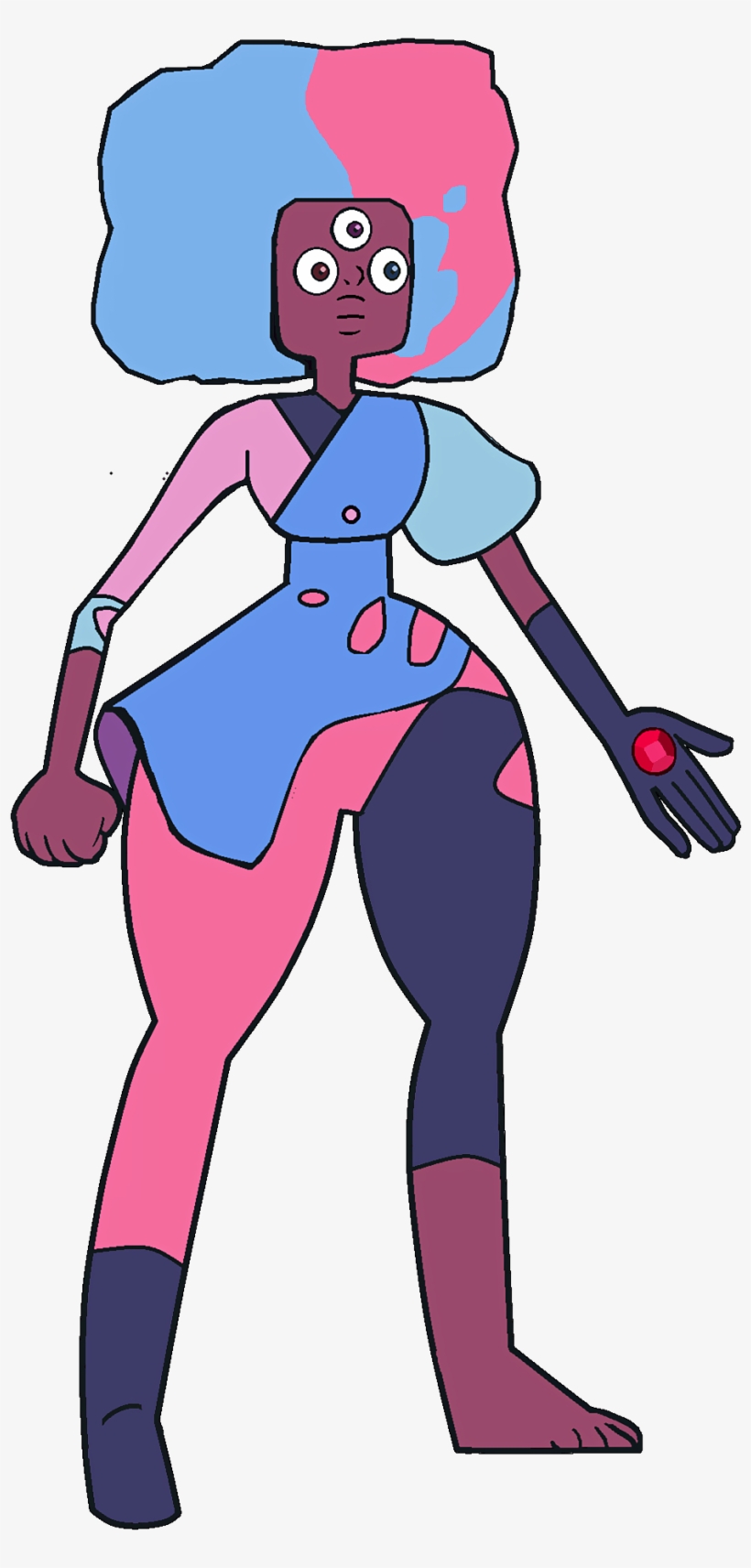 Garnet Steven Universe Redesign For Kids - Steven Universe Garnet Cotton Candy, transparent png download