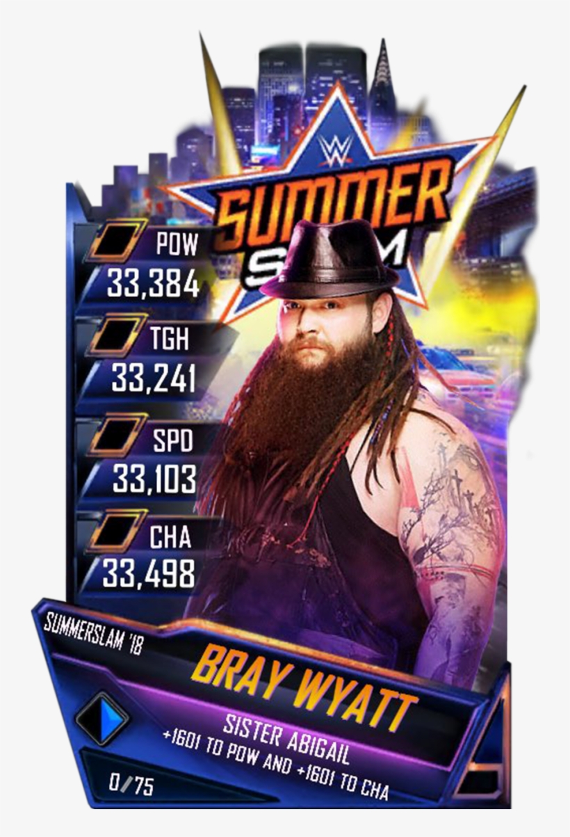 Braywyatt S4 21 Summerslam18 - Wwe: Summerslam 2016 (dvd), transparent png download