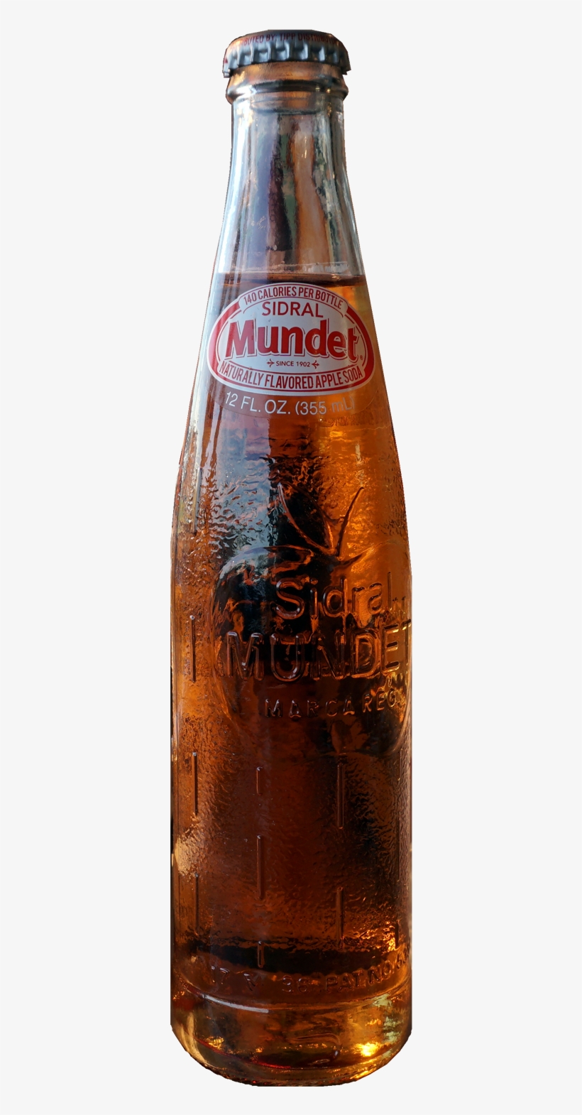 Apple - Glass Bottle, transparent png download