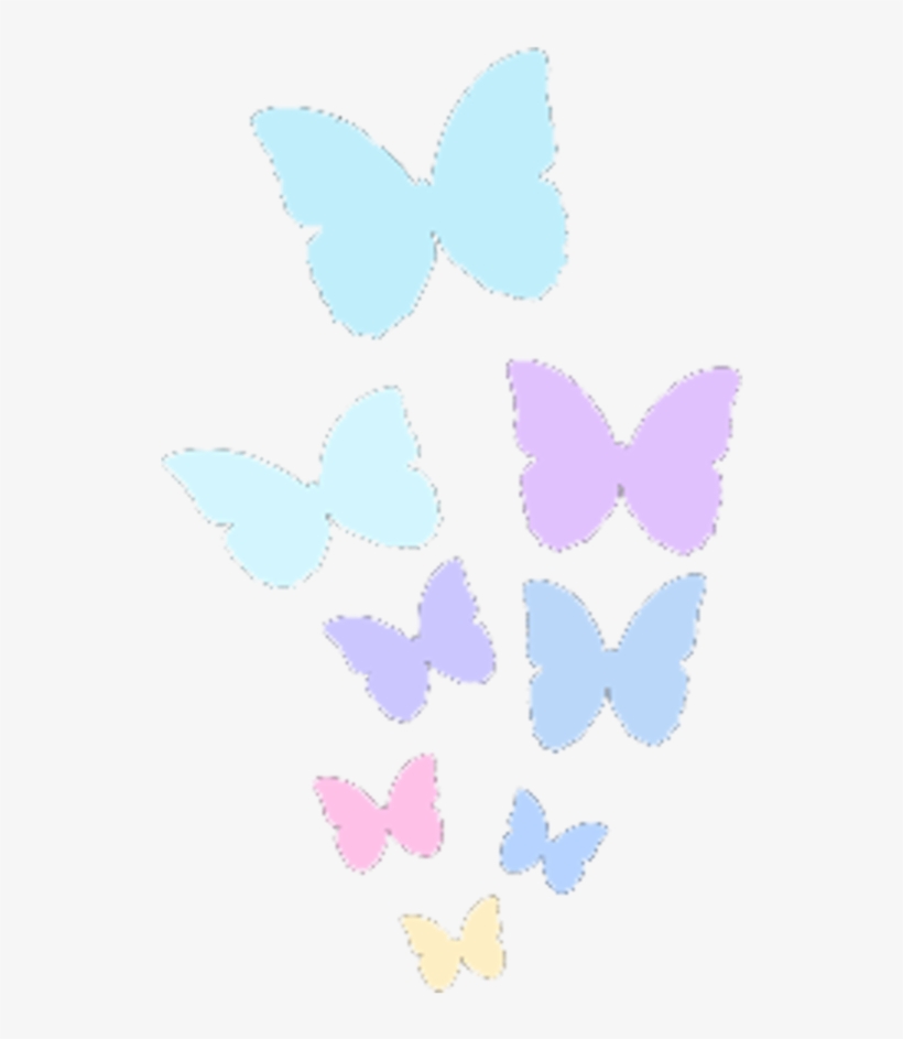 Pastel Butterfly By Aresnox On Deviantart Picture Royalty - Pastel Butterflies, transparent png download