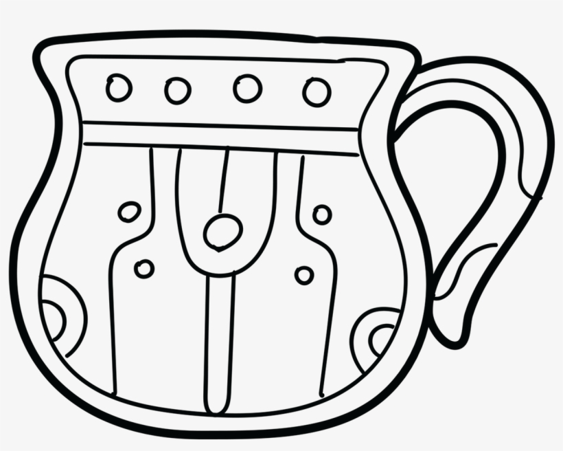 Jarritos A Popular Brand Of Soft Drinks In Mexico - Line Art, transparent png download