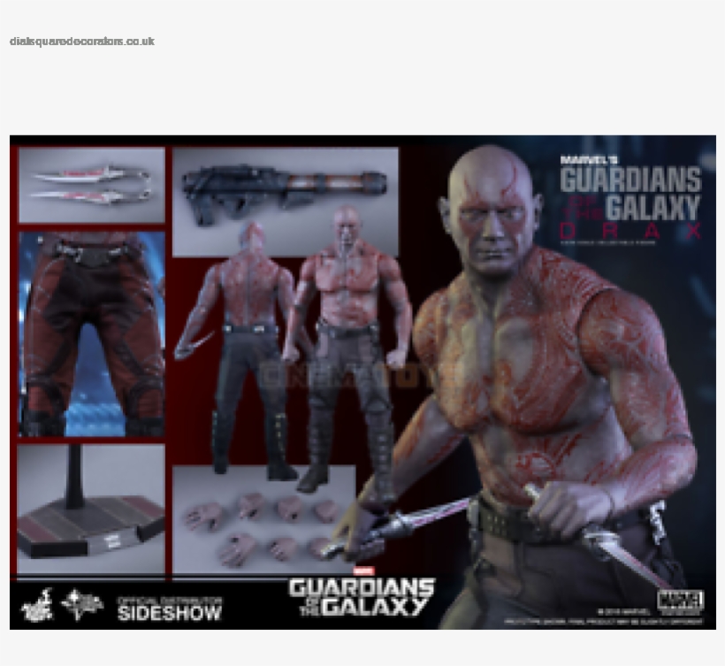 Latest Marvel Drax Is The Destroyer Sixth Scale Figure - Hot Toys Drax The Destroyer Figure, transparent png download