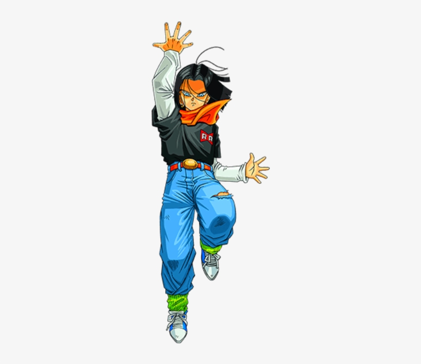 Download All At Once - Dbz Space Android 17, transparent png download