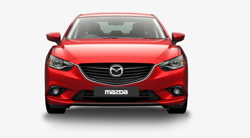Red Mazda Car - Transparent Car Front Png, transparent png download