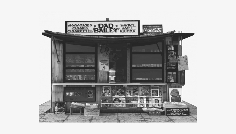 The Newsstand 04 - 1950 Newsstand, transparent png download