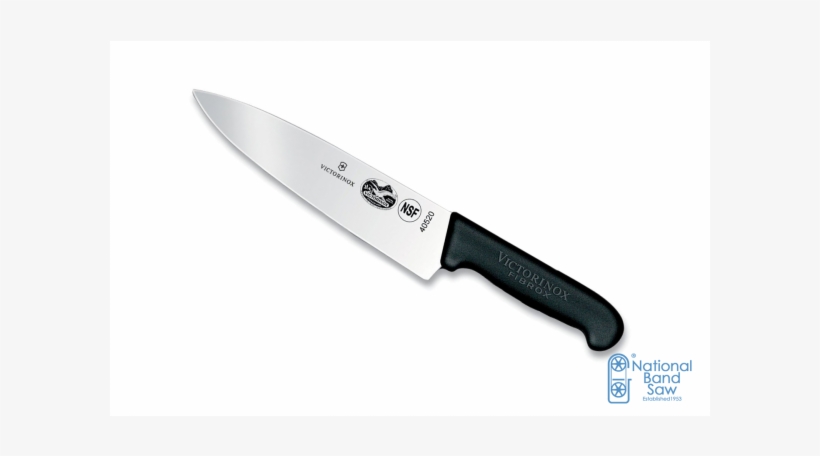Forschner 8" Chef's Knife With Blue Handle, transparent png download