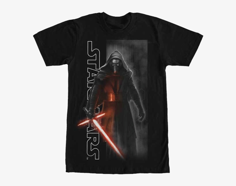 The Force Awakens Kylo Ren Lightsaber T-shirt - Star Wars, transparent png download