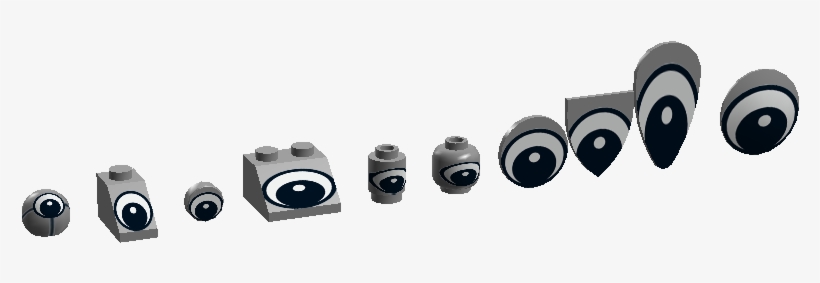 Almost Half Closed Eye And More Mixel Eyes - Mixel Eyes, transparent png download