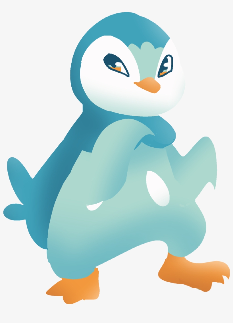Lineless Piplup - Piplup, transparent png download