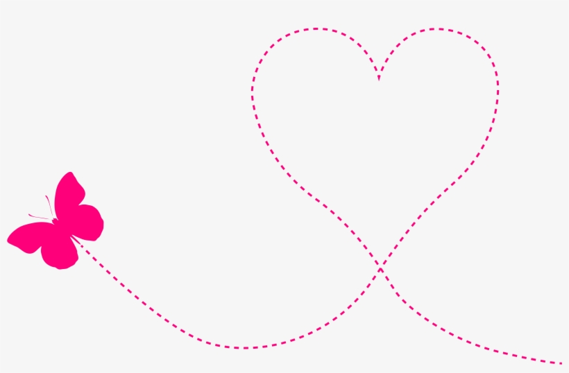Heart - Heart Butterfly Clipart, transparent png download