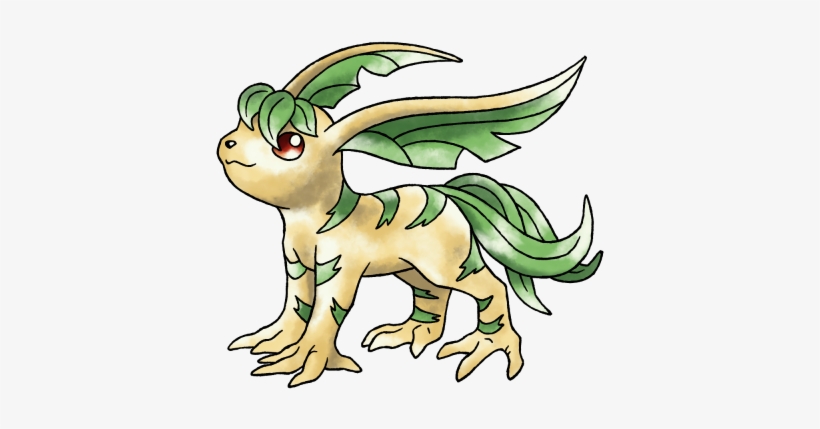 Here Are Some Sneak Peeks At G1/2 Style Renditions - Beta Leafeon, transparent png download