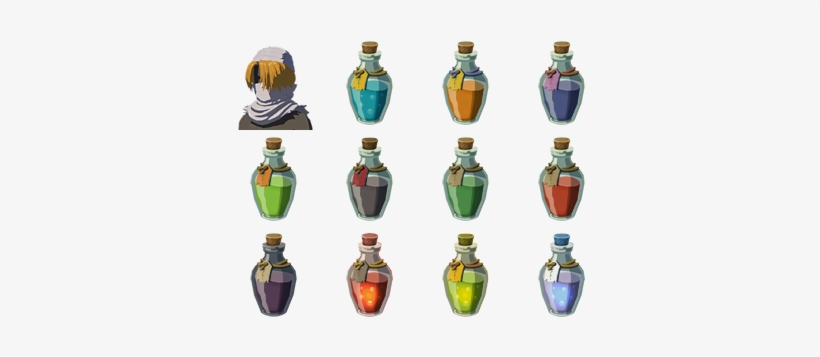 Leaked Images From Showing Off Switch Hardware - Breath Of The Wild Potions, transparent png download