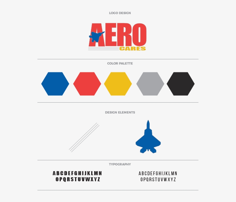 Aero Cares Brand Board - Diagram, transparent png download