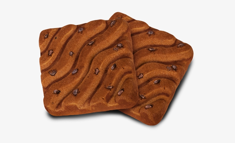 Illustration Of Cacao Biscuit With Chocolate Piecess - Biscuit, transparent png download