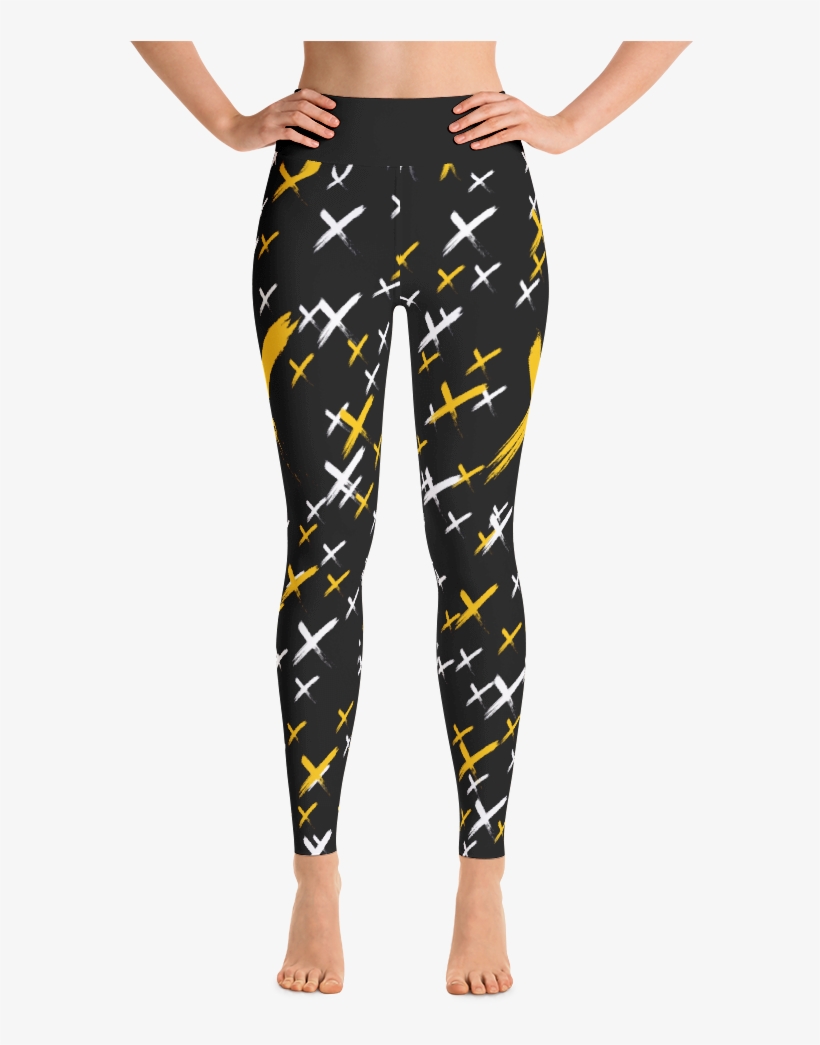 X Marks The Spot Leggings - Cool Rogue Yoga Pants, transparent png download
