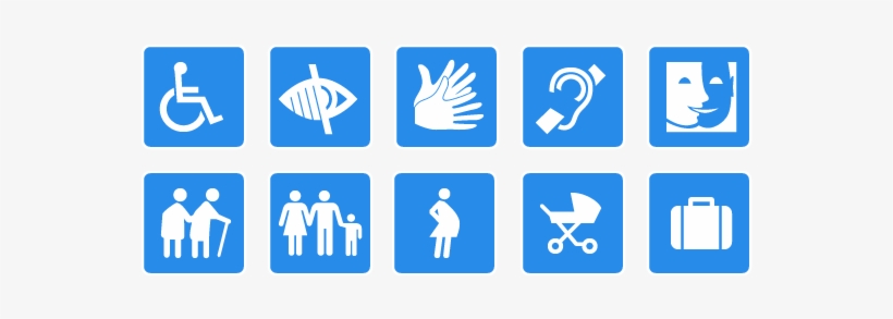 L'accessibilité Pour Tous, Partout, En Un - Social Media Button Square, transparent png download