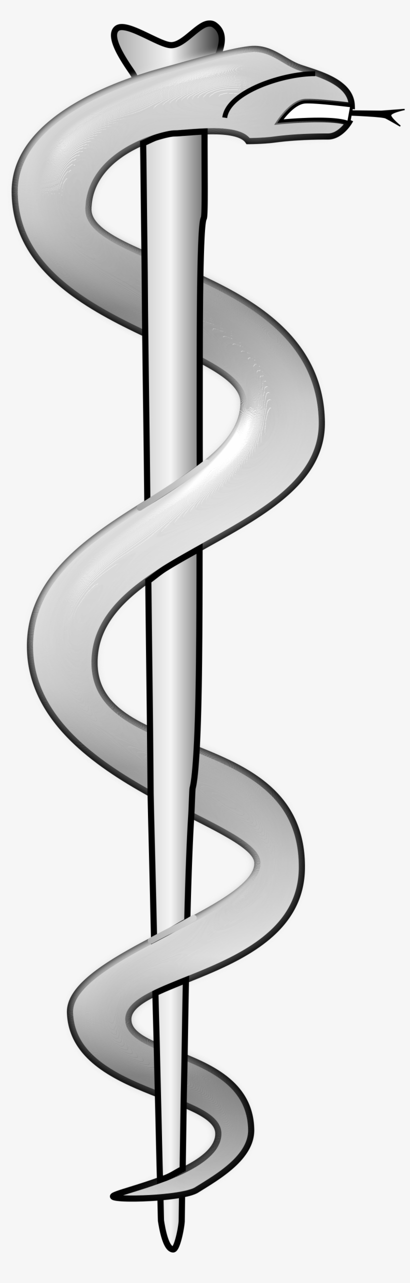 Open - Rod Of Asclepius 3d, transparent png download