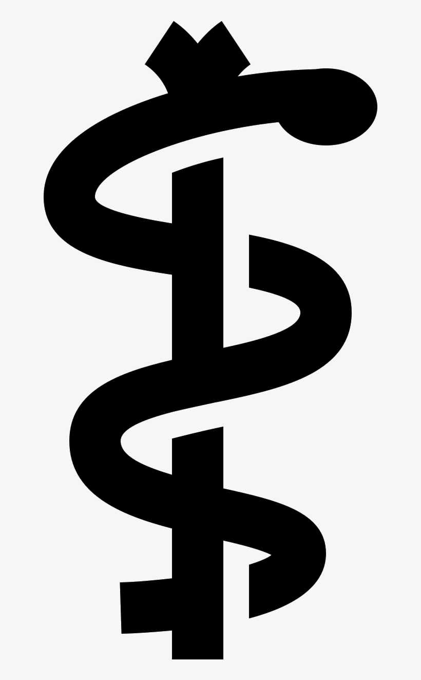 Its An Image Of The Rod Of Asclepius - Rod Of Asclepius Icon, transparent png download