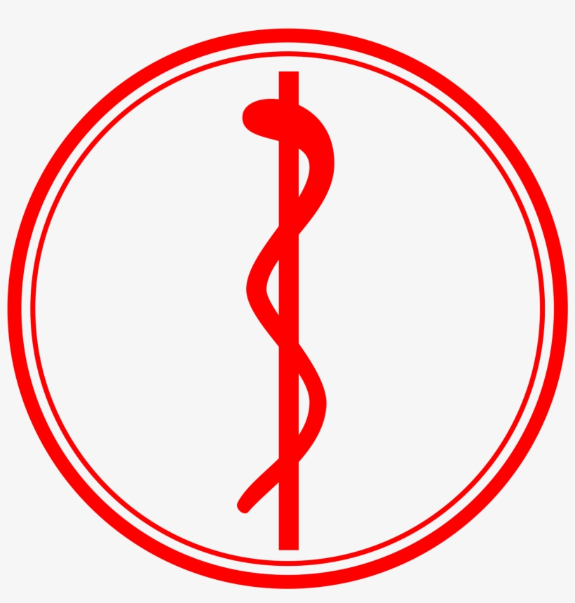 Open - Red Rod Of Asclepius, transparent png download