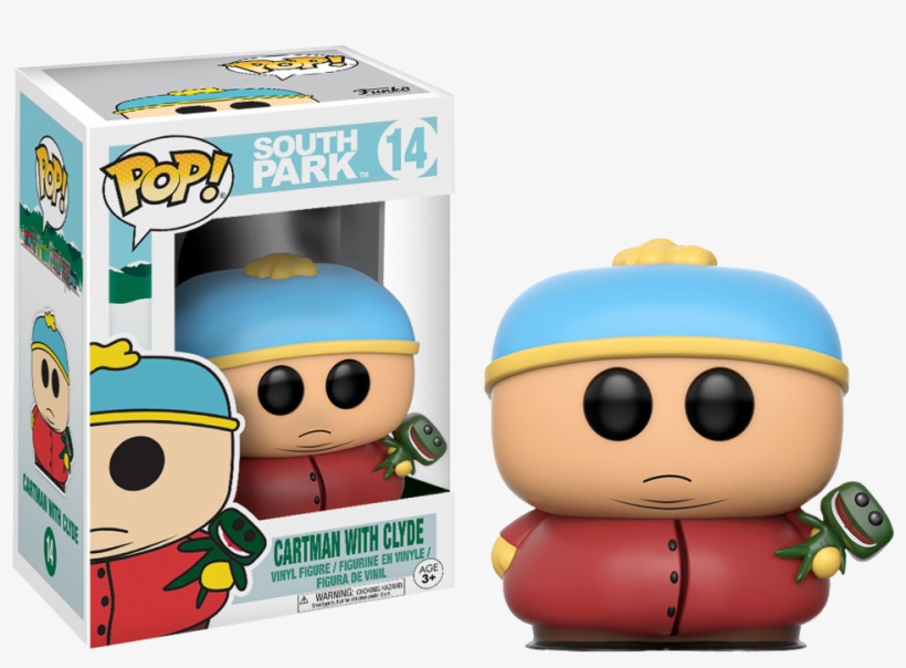 Cartman With Clyde Frog Pop Vinyl Figure - Funko Pop South Park Cartman, transparent png download