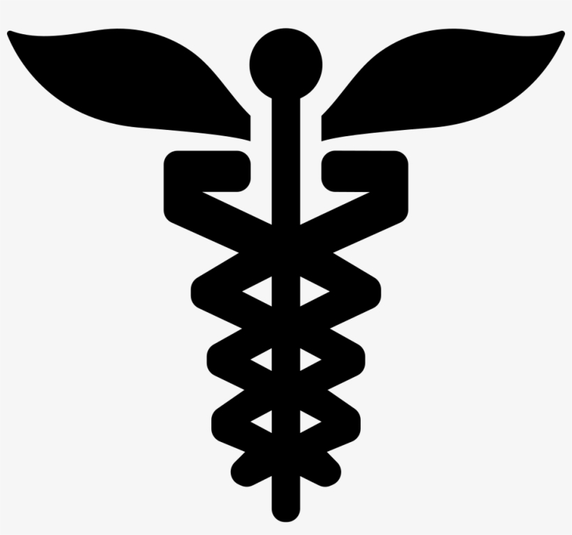 Caduceus Svg Png Icon Free Download - Caduceus Simple Svg, transparent png download