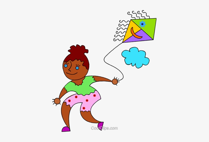 Children Playing Royalty Free Vector Clip Art Illustration - Cartoon, transparent png download