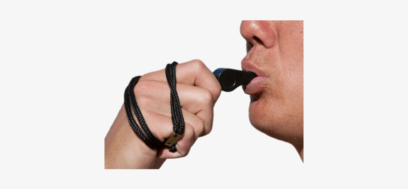 Guy Blowing Whistle - Whistle, transparent png download
