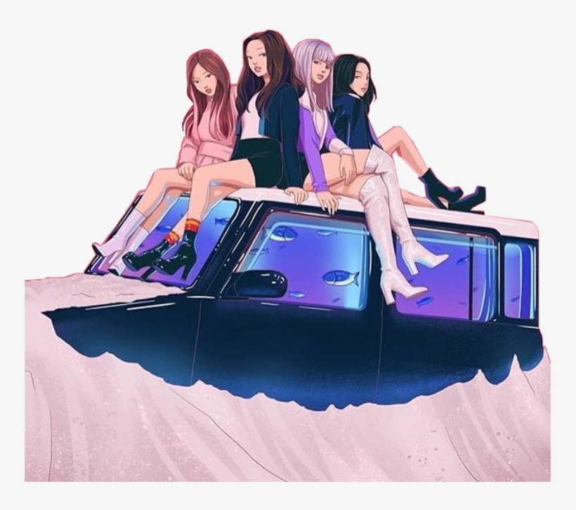 Black Pink Whistle Fanart, transparent png download