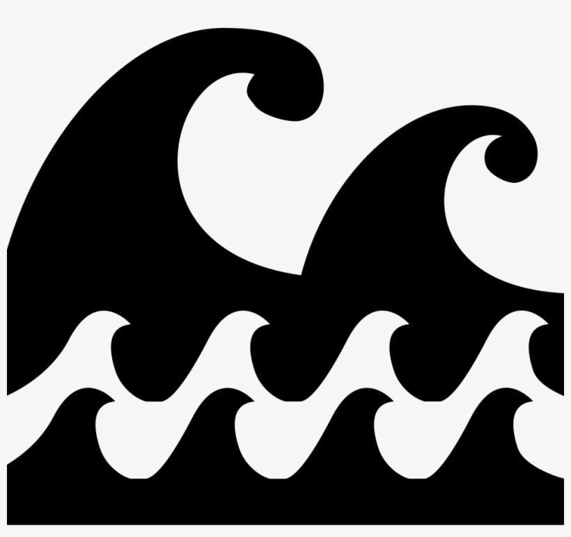 Sea Waves Variant - Storm Surge Icon, transparent png download