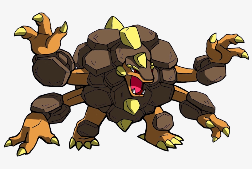 Pokemon Shiny Mega Golem Is A Fictional Character Of Pokemon Quest Shiny Golem Png Image Transparent Png Free Download On Seekpng